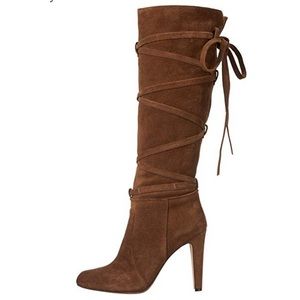 Vince Camuto NEW $169 Suede Millay Wrap Boots
